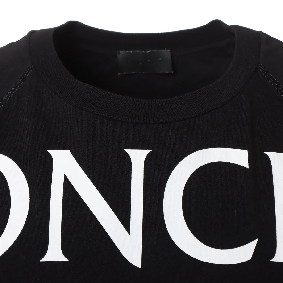 モンクレール 20年 コットン Tシャツ L メンズ ブラック ロゴ
