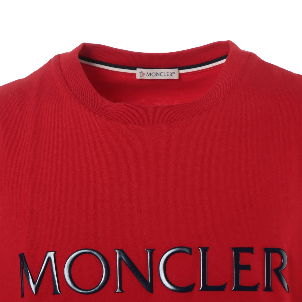 モンクレール 17年 コットン Tシャツ XL メンズ レッド D10918026250 
