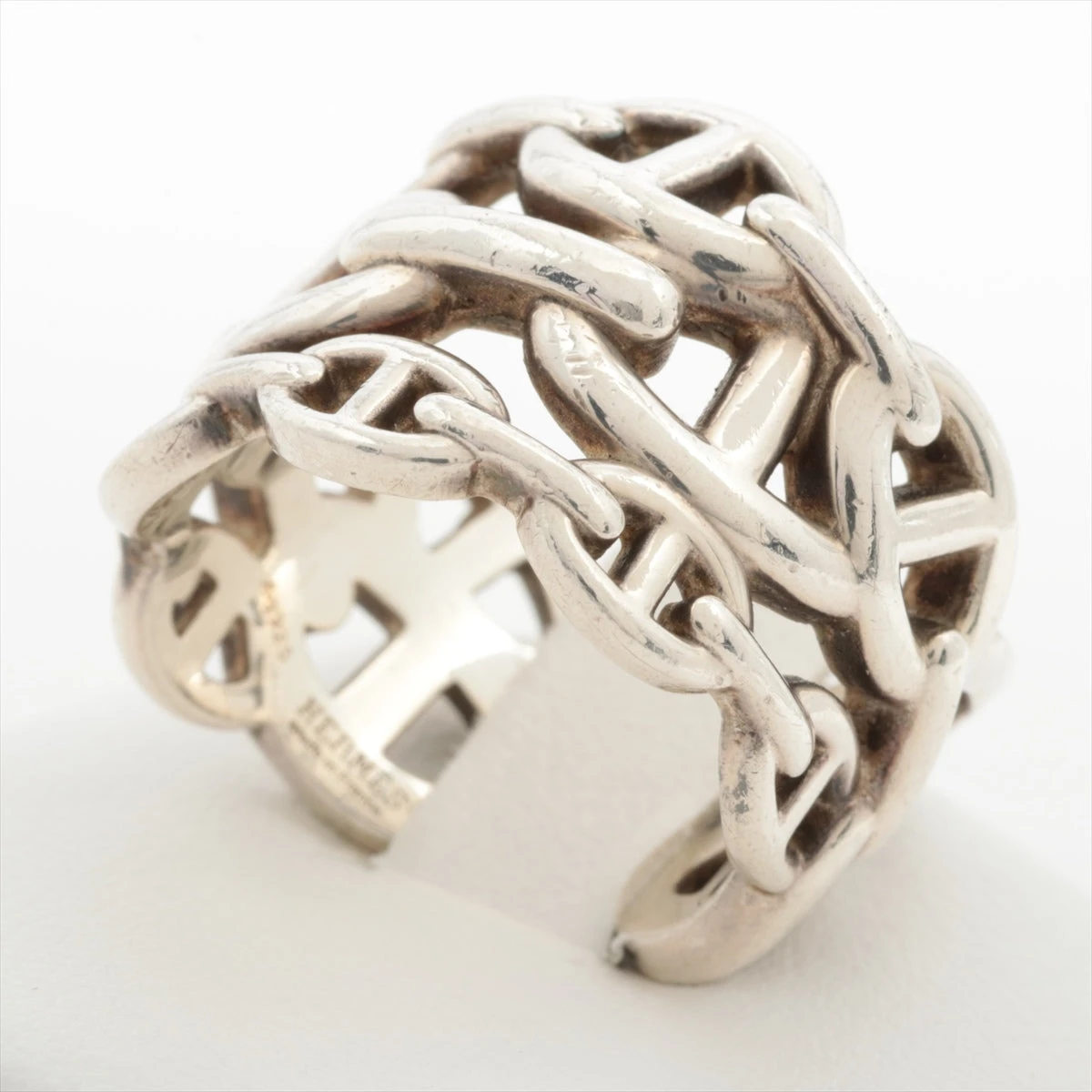 エルメス シェーヌダンクル アンシェネ リング 59 925 14.0g シルバー