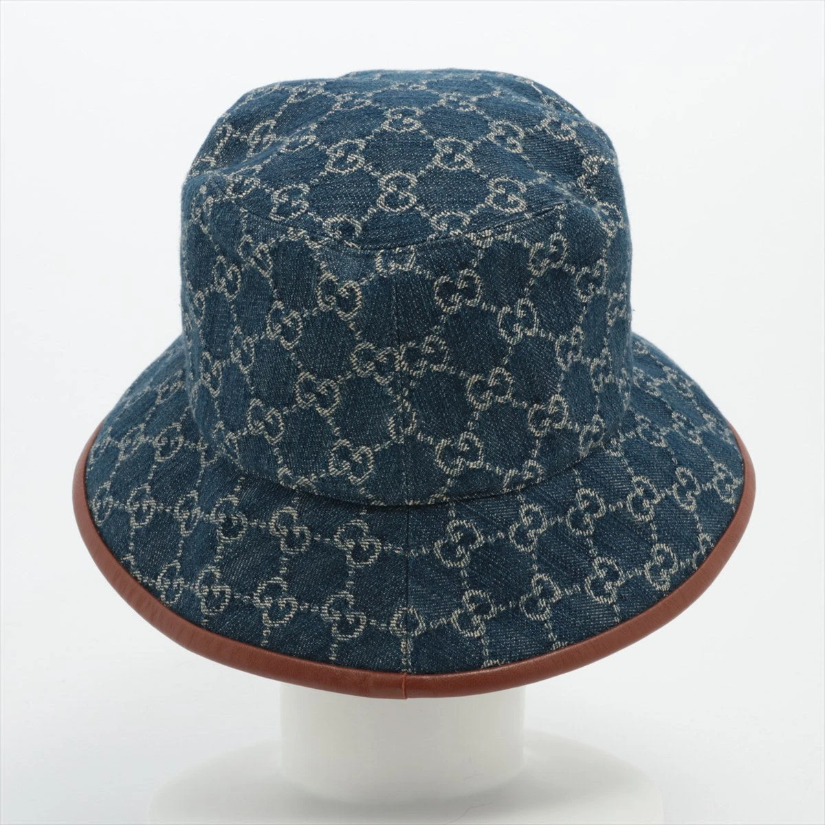 ◇グッチ◇576371/コットン/GGキャンバス/ハット/帽子/ブランド グッチ 576371 GGキャンバス ハット M コットン ブルー デニム