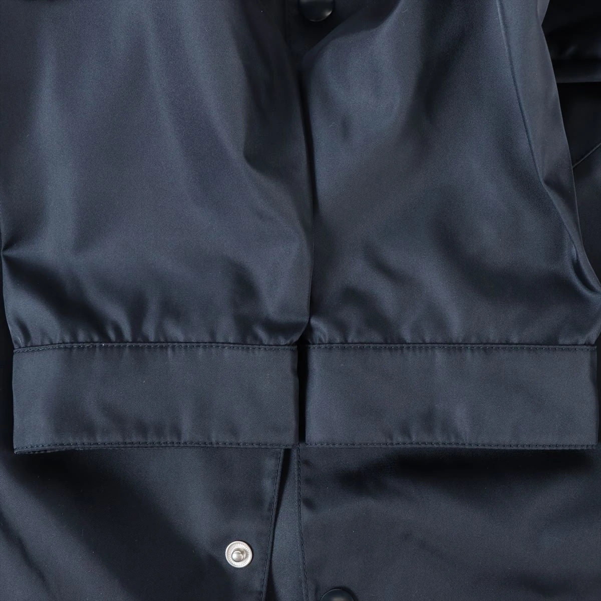 プラダ 22年 ナイロン コーチジャケット L メンズ ネイビー Re-Nylon