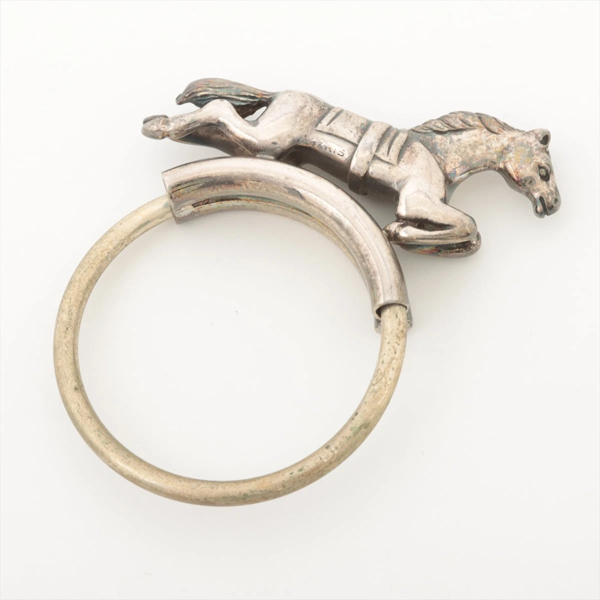 エルメス ホース キーリング メタル シルバー A1883681｜中古ブランド