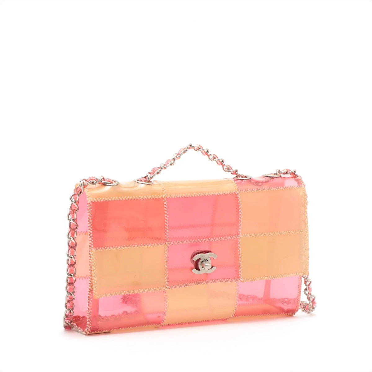 美品✨シャネル　ハンドバッグ　チョコバー　シルバー金具　グレー　メタル 楽天市場】【バッグ】CHANEL シャネル チョコバー チェーン