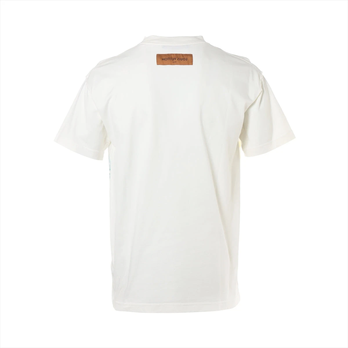 ヴィトン 21SS コットン Tシャツ XS メンズ ホワイト パステル 
