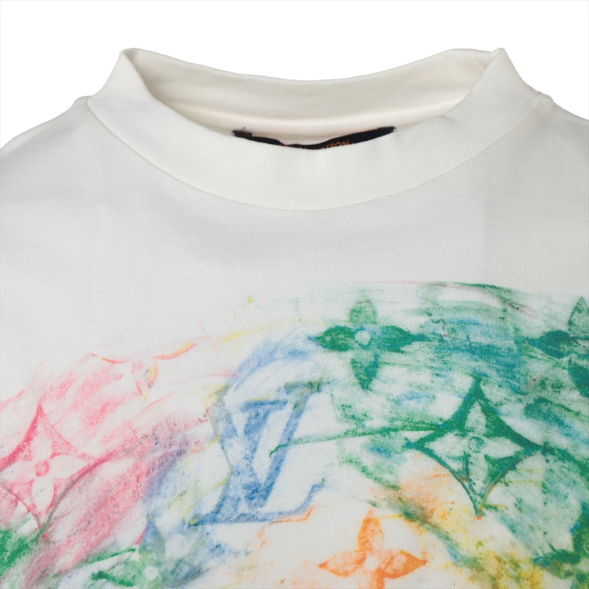 ヴィトン 21SS コットン Tシャツ XS メンズ ホワイト パステル 