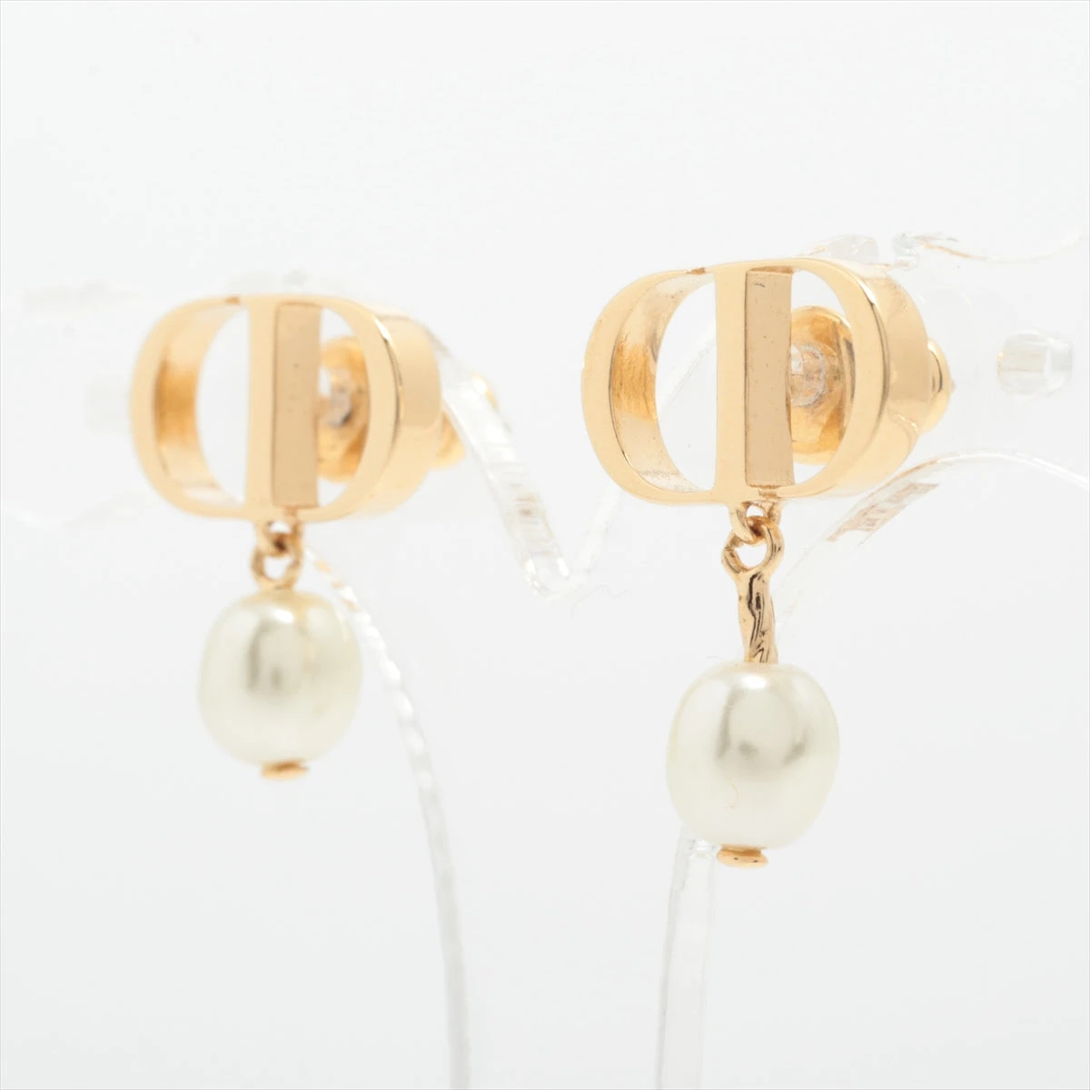 ディオール Petit CD プチCD ピアス(両耳用) GP×フェイクパール