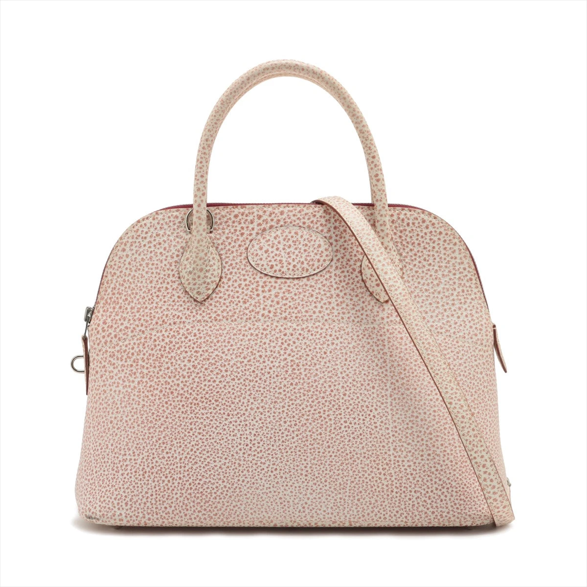 エルメス ボリード31 ブッフルスキッパー レッド×ホワイト