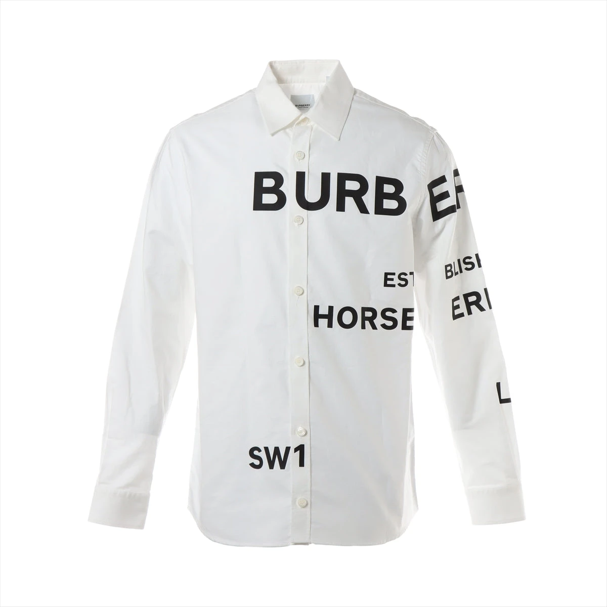新品未使用 BURBERRY バーバリー 長袖 シャツワンピ ロング