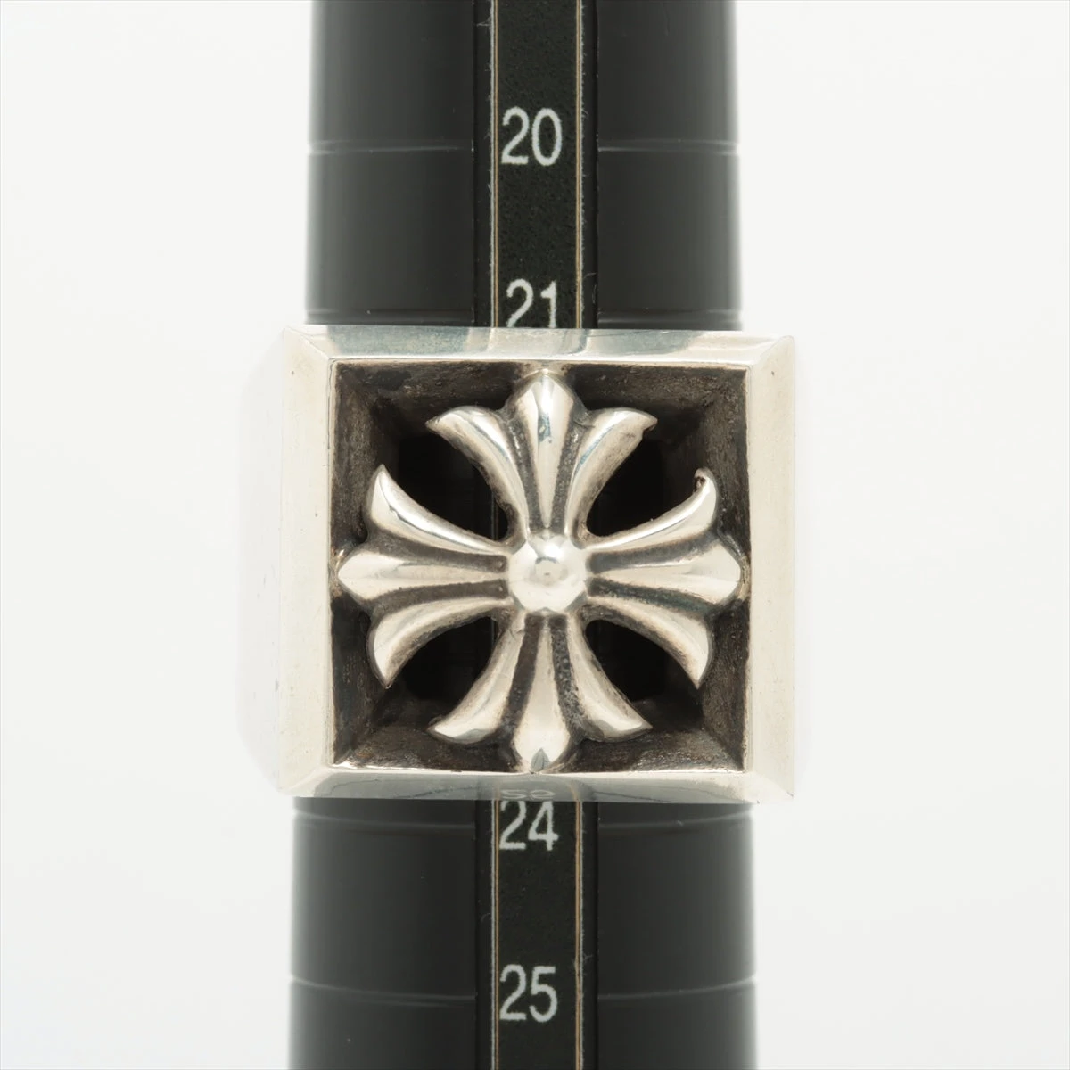 クロムハーツ CHプラス レターブロックリング リング 925 41.8g 