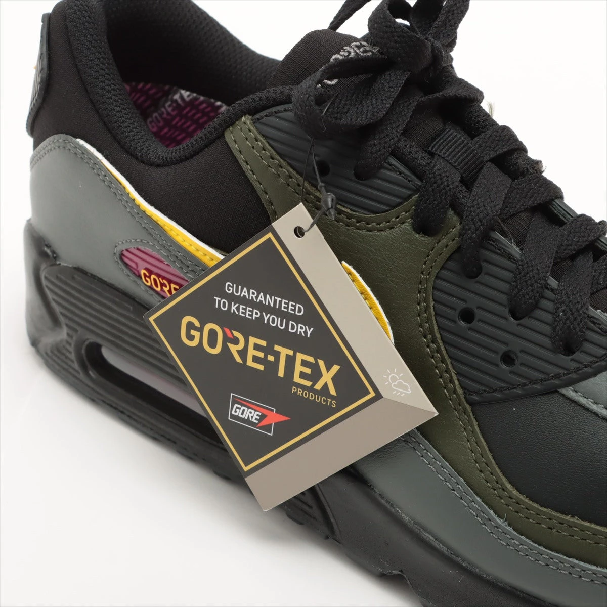 ナイキ AIR MAX 90 レザー スニーカー 27.0cm メンズ ブラック