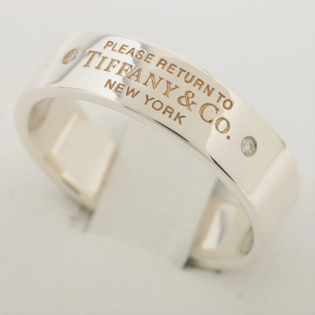 ティファニー リング 2Pダイヤ シルバー925 5号 Tiffany & Co ティファニー リング 2Pダイヤ シルバー925 5号 Tiffany & Co