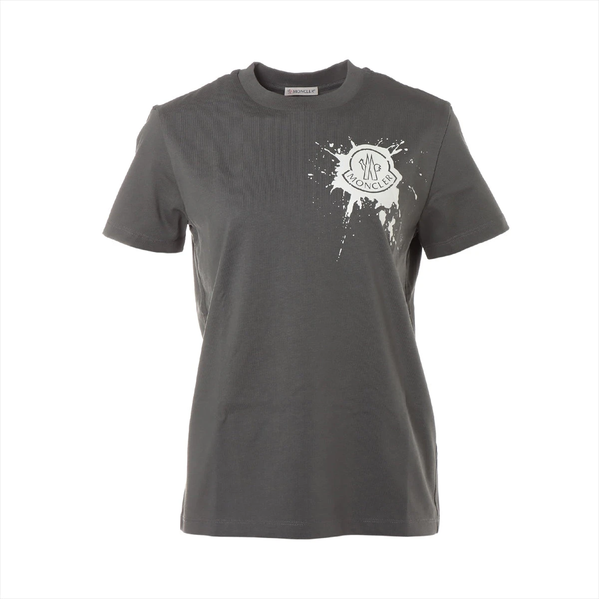 モンクレール 22年 コットン Tシャツ XS レディース カーキ