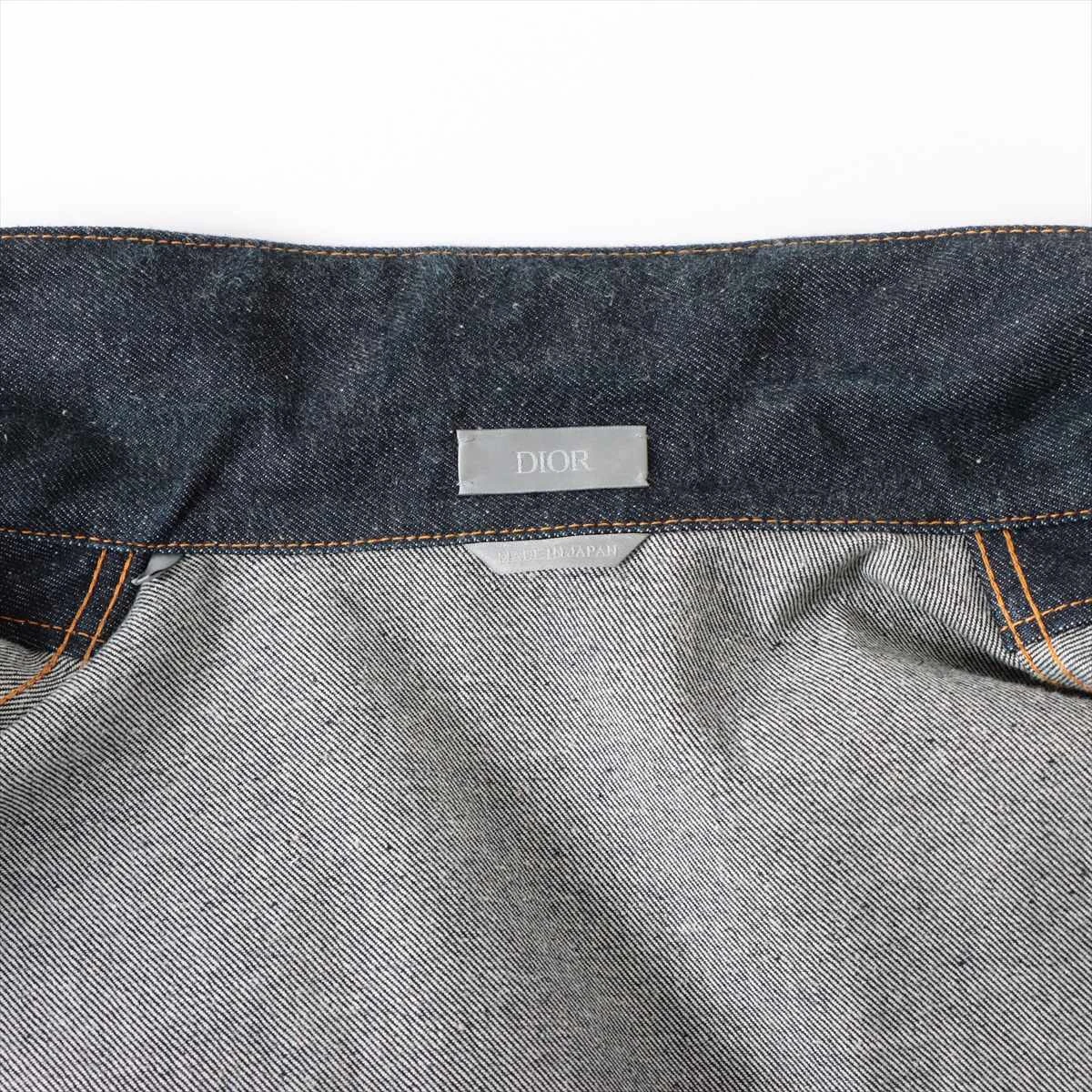 ディオール×サカイ 21AW コットン デニムジャケット 52 メンズ