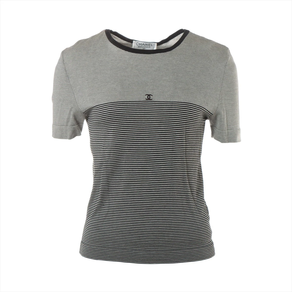 CHANEL boutique 赤ボーダーＴシャツ CHANEL boutique 赤ボーダーTシャツ