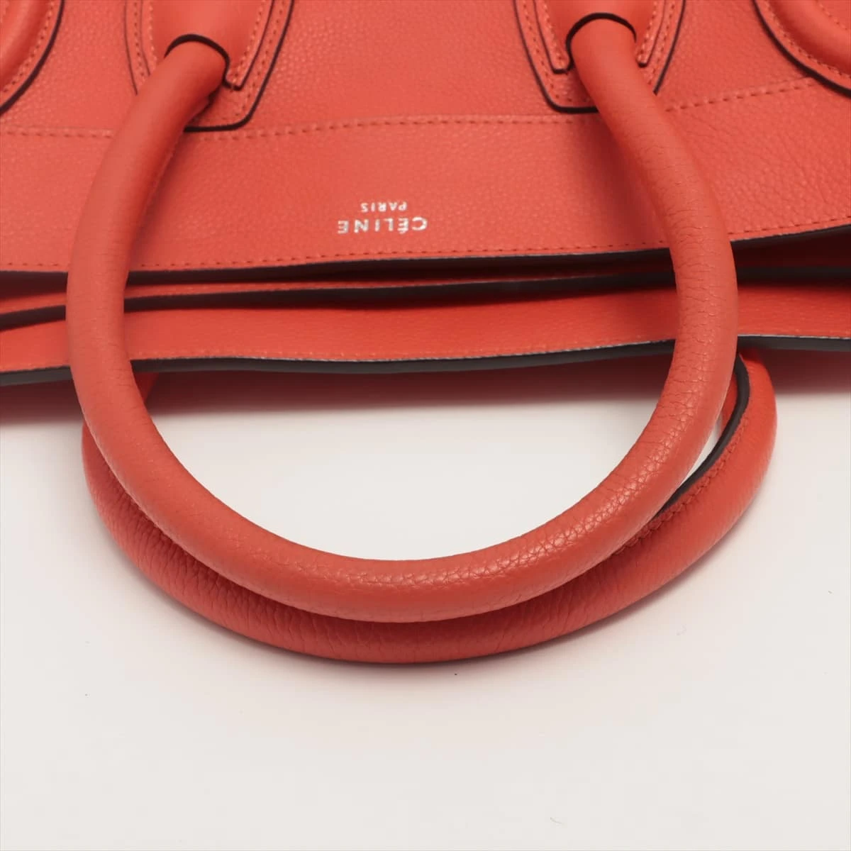 セリーヌ ラゲージ ファントム スエード ハンドバッグ レッド CELINE セリーヌ ラゲージ ファントム ハンドバッグ トート