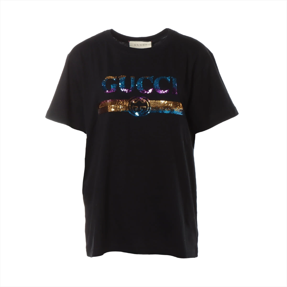 GUCCI ティシャツ　レディース　メンズ　スパンコール　マルチカラー GUCCI ティシャツレディースメンズスパンコールマルチカラー