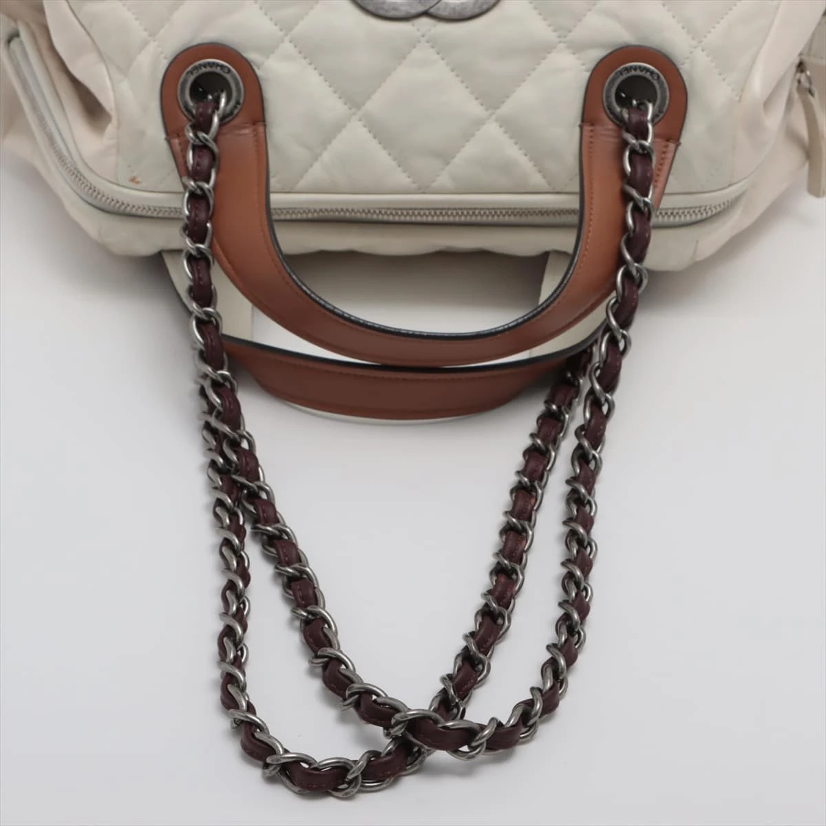 美品【シャネル】2way ショルダーバッグ シルバー金具 楽天市場】2way（ブランドシャネル）（ショルダーバッグ