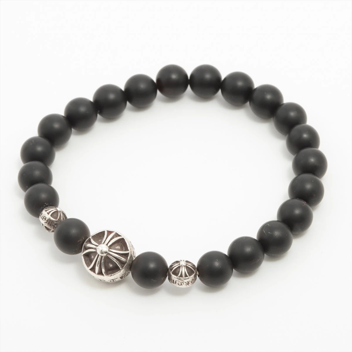 CHROME HEARTS】クロムハーツ ビーズブレスレット 8mm マッド