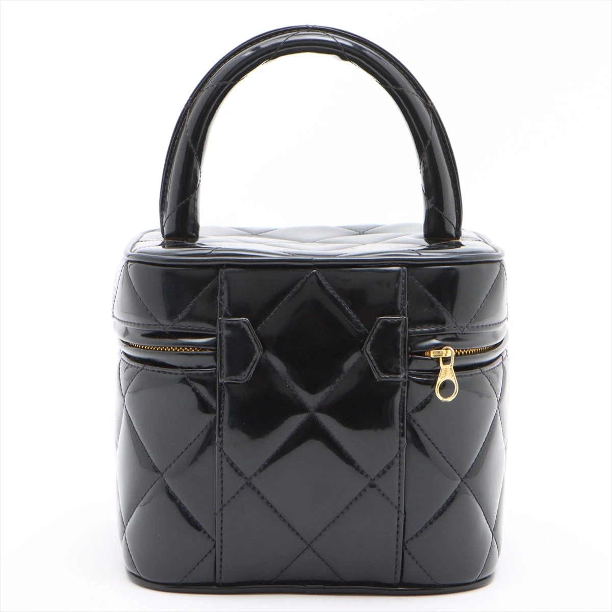 CHANEL バニティバッグ パテントレザー ショルダーバッグ CHANEL ハンドバッグ バニティバック ショルダーバッグ パテントレザー