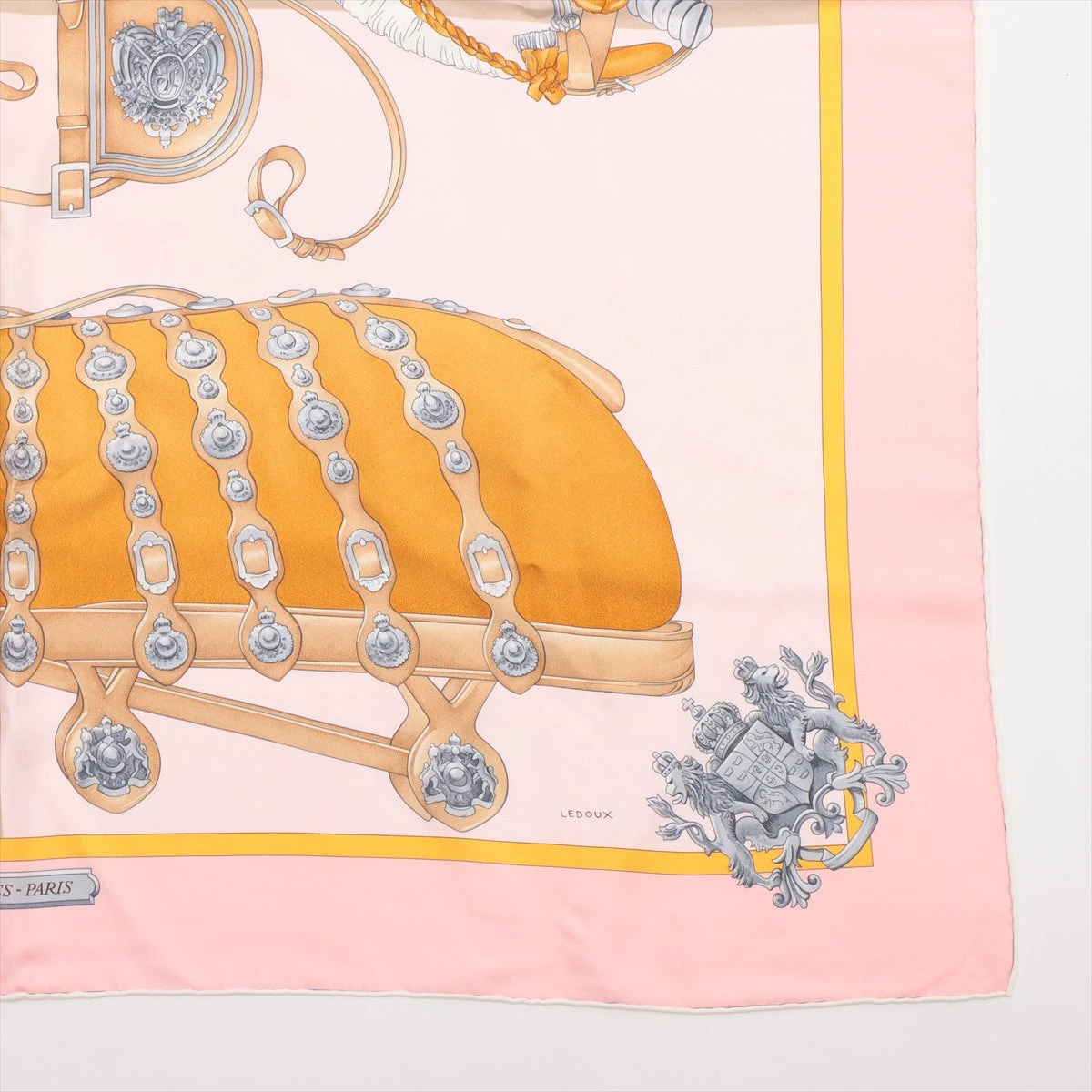 エルメス カレ90 HARNAIS DE COUR 宮廷の馬具 スカーフ シルク