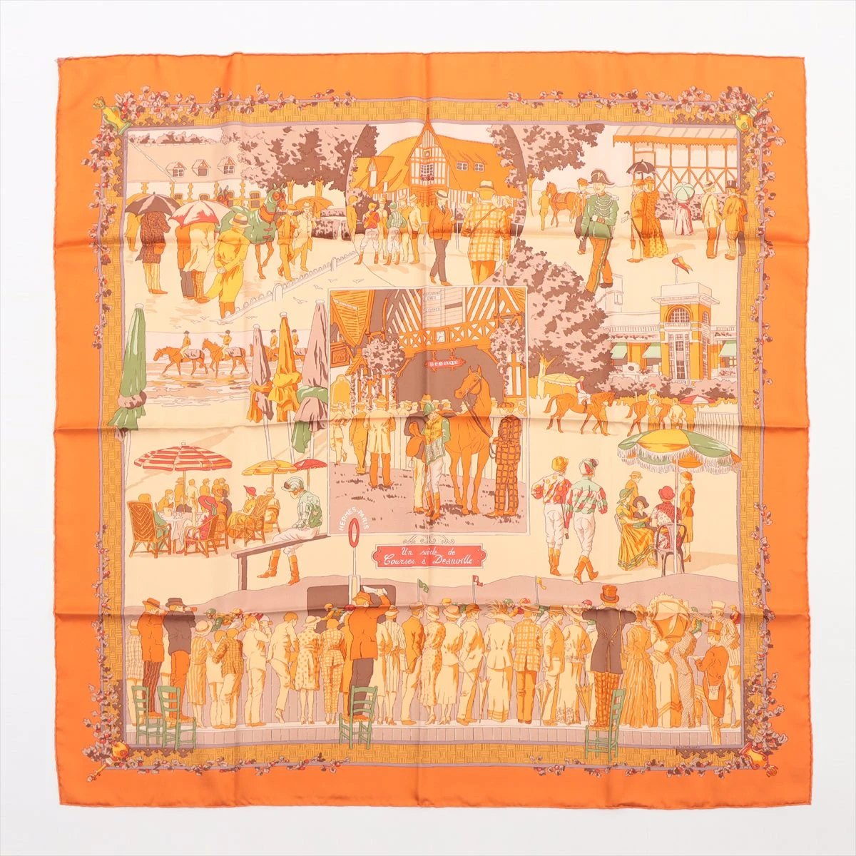 エルメス カレ90 Un siecle de courses Deauville ドーヴィル競馬の