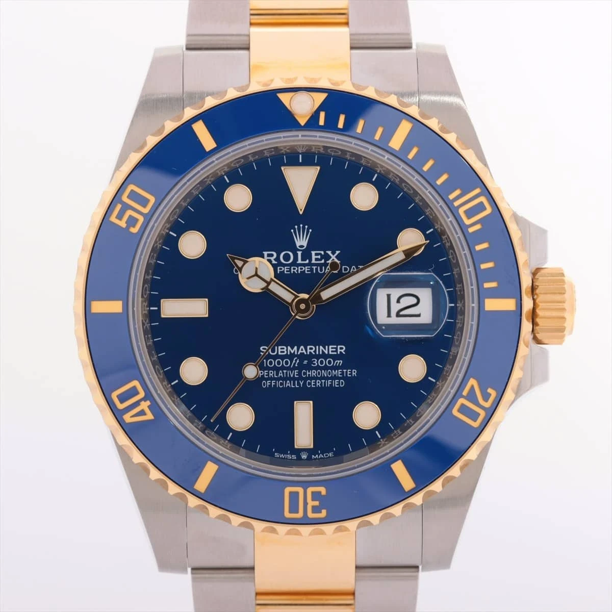 ロレックス サブマリーナ 126613LB SS×YG AT 青文字盤 あまりごま1