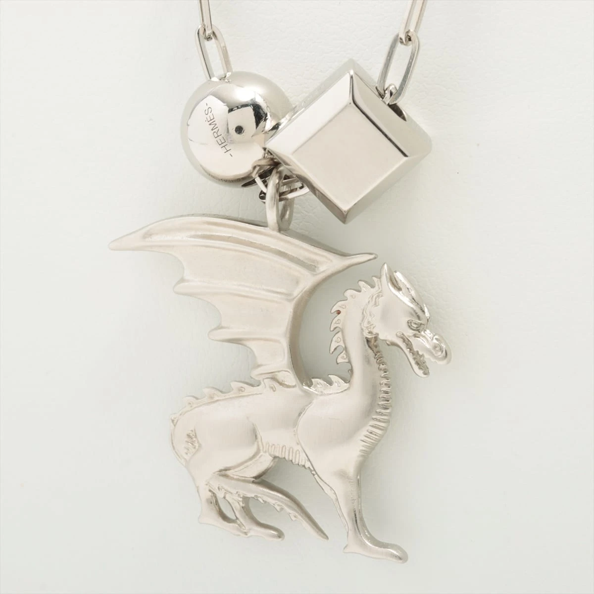 エルメス タリスマン ネックレス GP シルバー AG018820｜中古