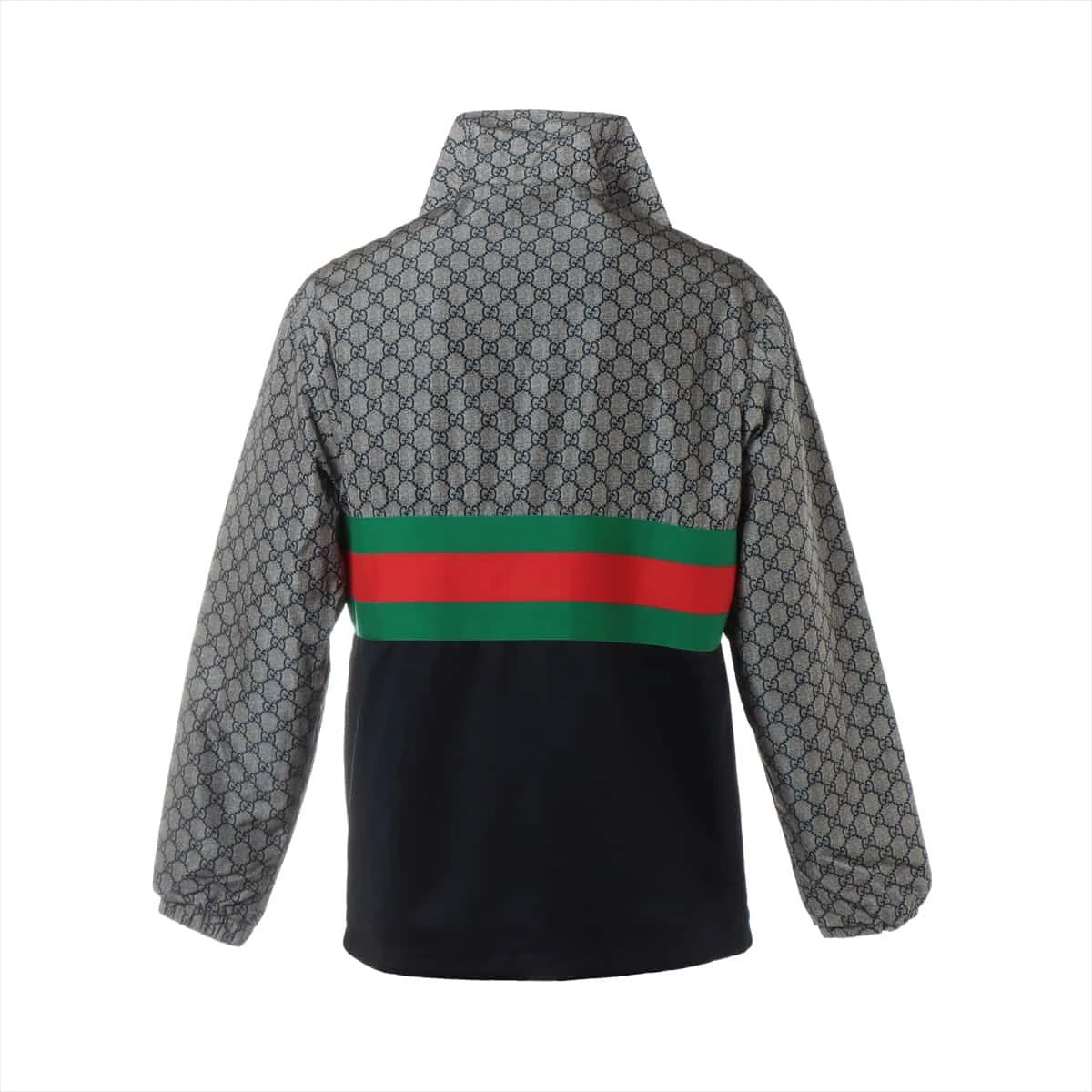 グッチ GGスプリーム ナイロン ジャケット S メンズ グレー