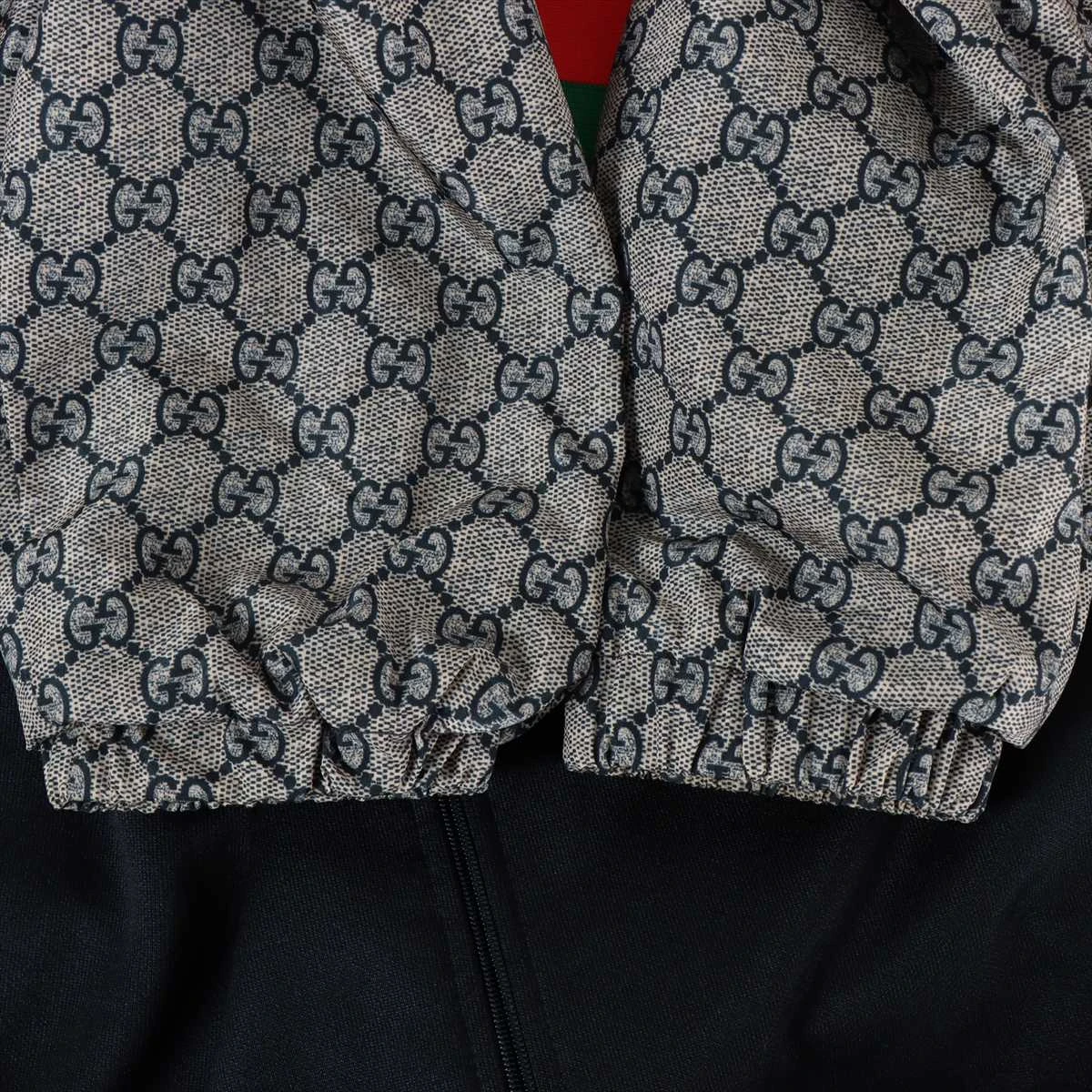 GUCCI ブルゾンジャケット GG 545606 サイズL グッチ グッチ GGスプリーム ナイロン ジャケット S メンズ グレー