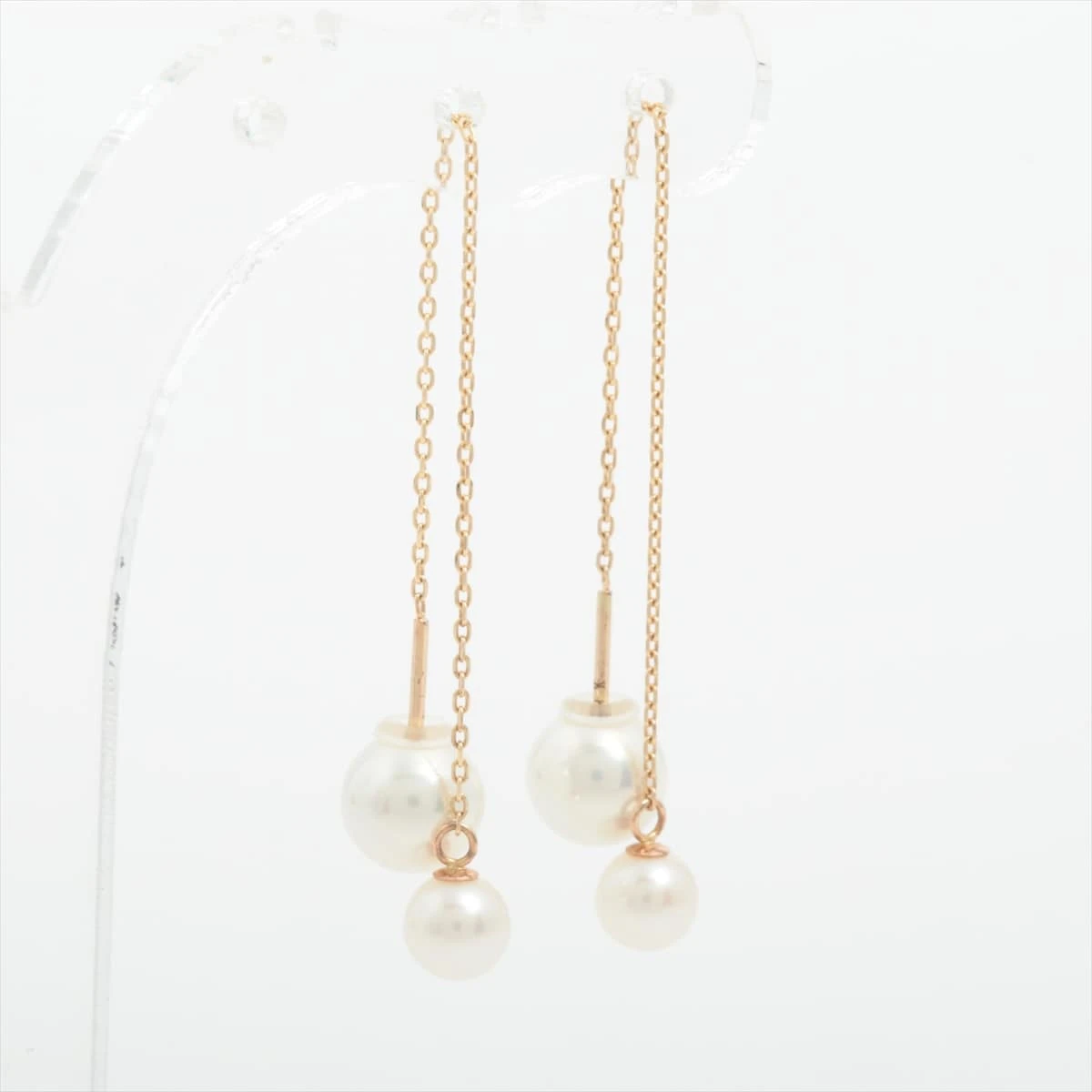 ヴァンドーム青山 パール ピアス K10(YG) 総1.2g 約4.5mm A1731090