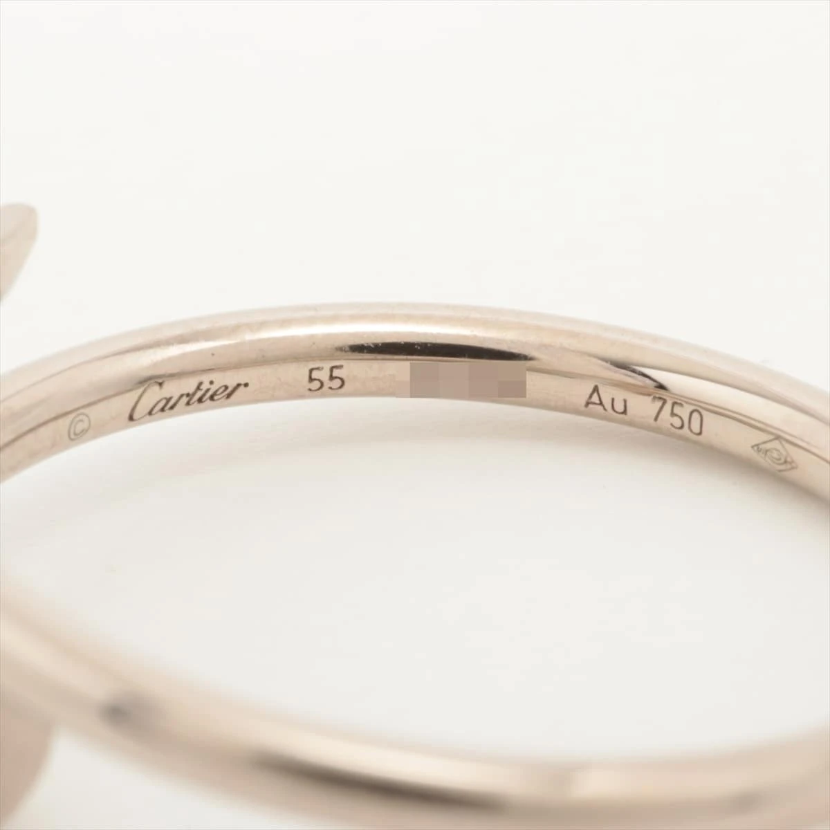 【購入証明書付き】カルティエ ジュストアンクルsm 750 k18wg #55 購入証明書付き】カルティエ ジュストアンクルsm 750 k18wg #55