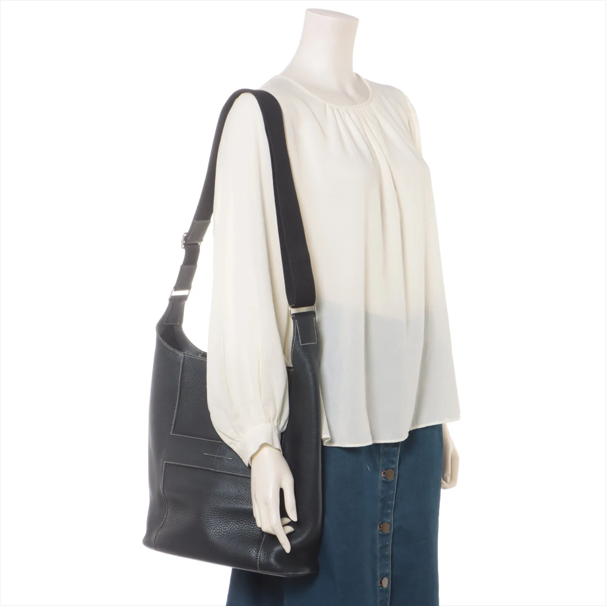 【超極美品】HERMES エルメス■グッドニュースGM □L刻印 ブラック エルメス グッドニュースGM トリヨンクレマンス ブラック