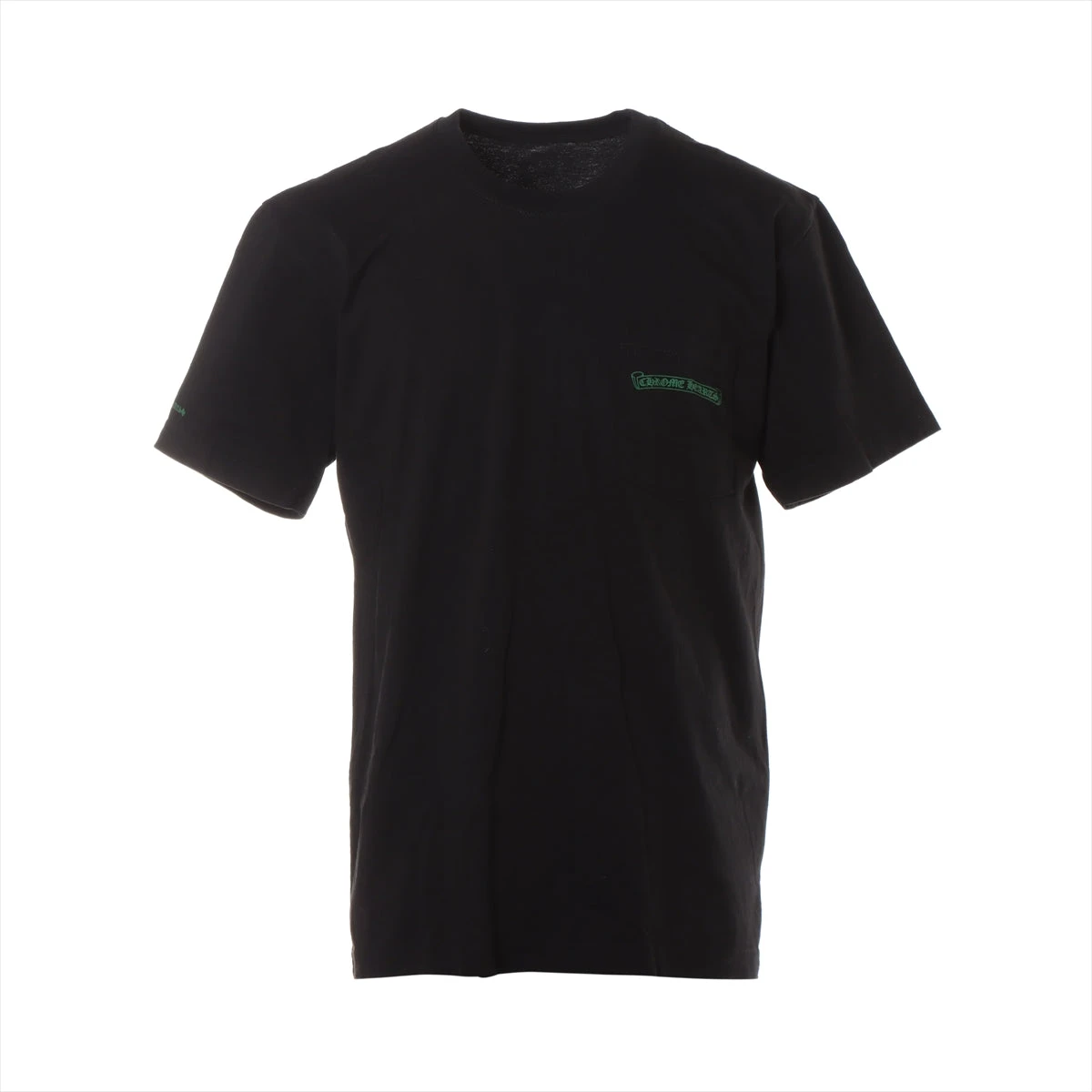 クロムハーツ Tシャツ コットン L ブラック×グリーン×イエロー