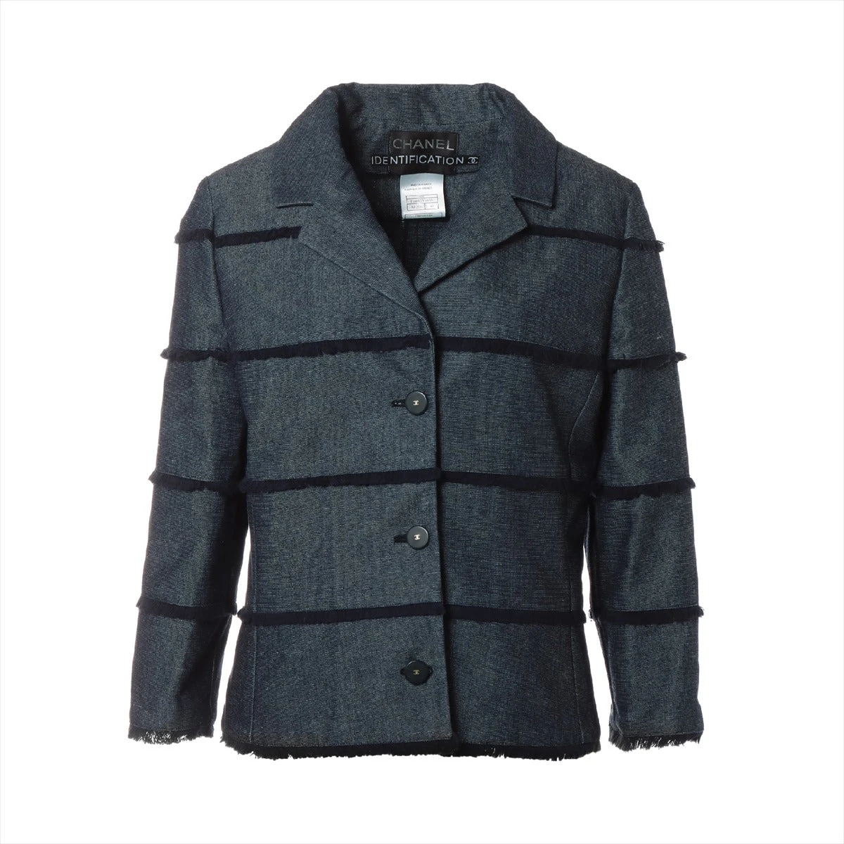 シャネル ココボタン 00C コットン×ポリエステル ジャケット 40  