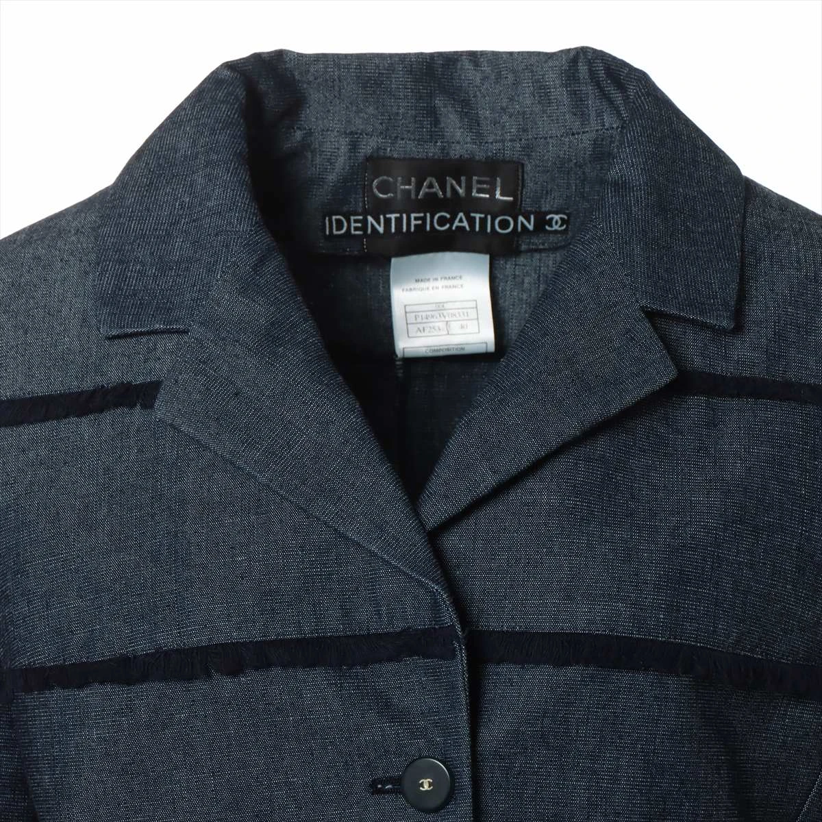 CHANELジャケット シャネル ココボタン 00C コットン×ポリエステル ジャケット 40