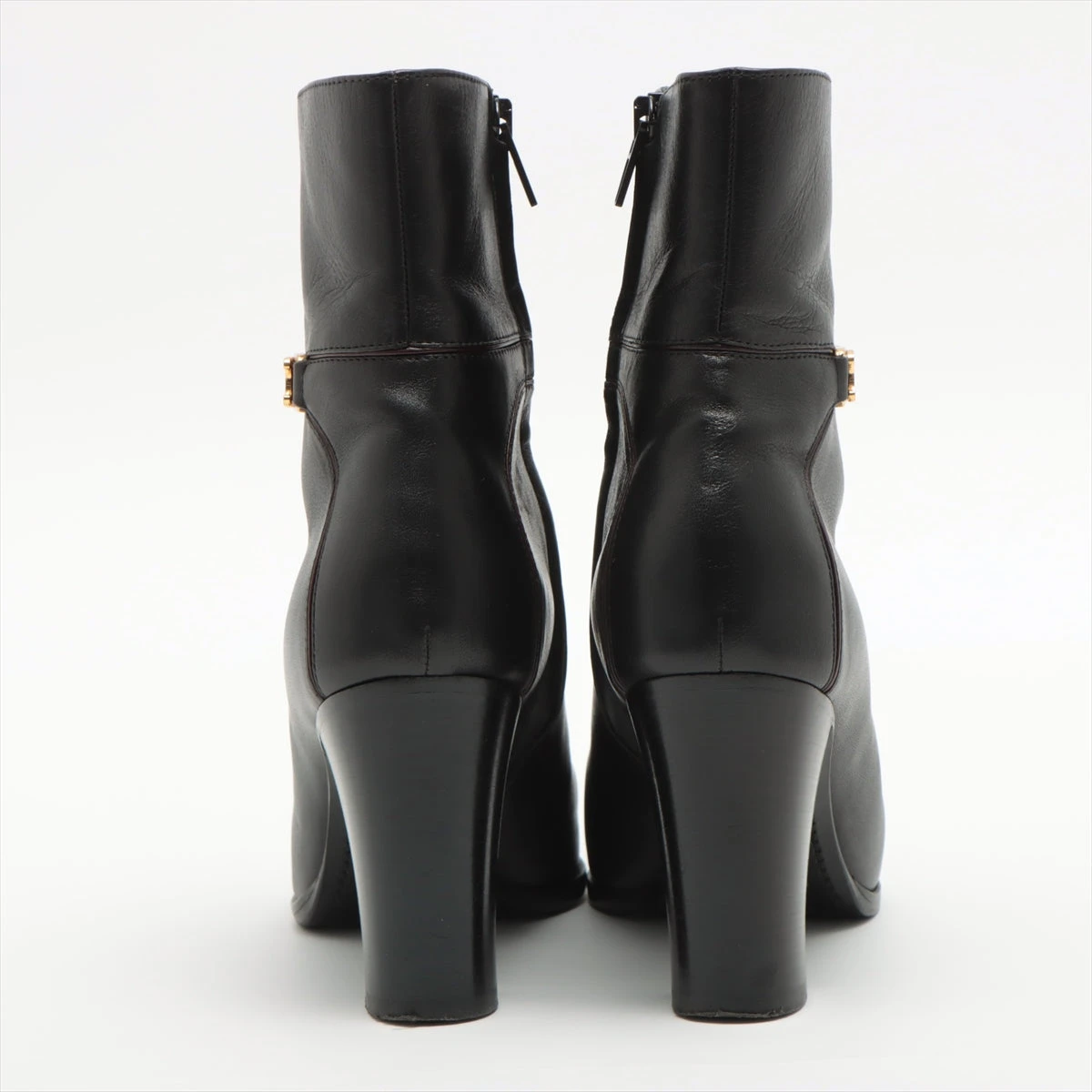 セリーヌ CELINE ショートブーツ ブラック レザー キュイル