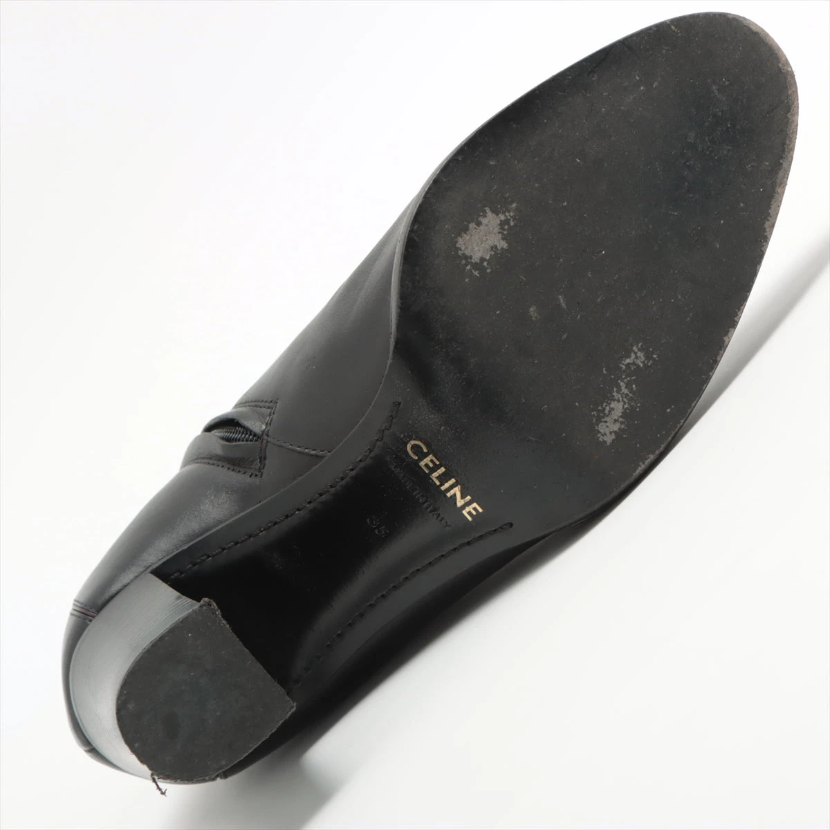 セリーヌCELINEクロードアンクルショートブーツ37.5トリオンフ24cm セリーヌCELINEクロードアンクルショートブーツ37.5トリオンフ24cm