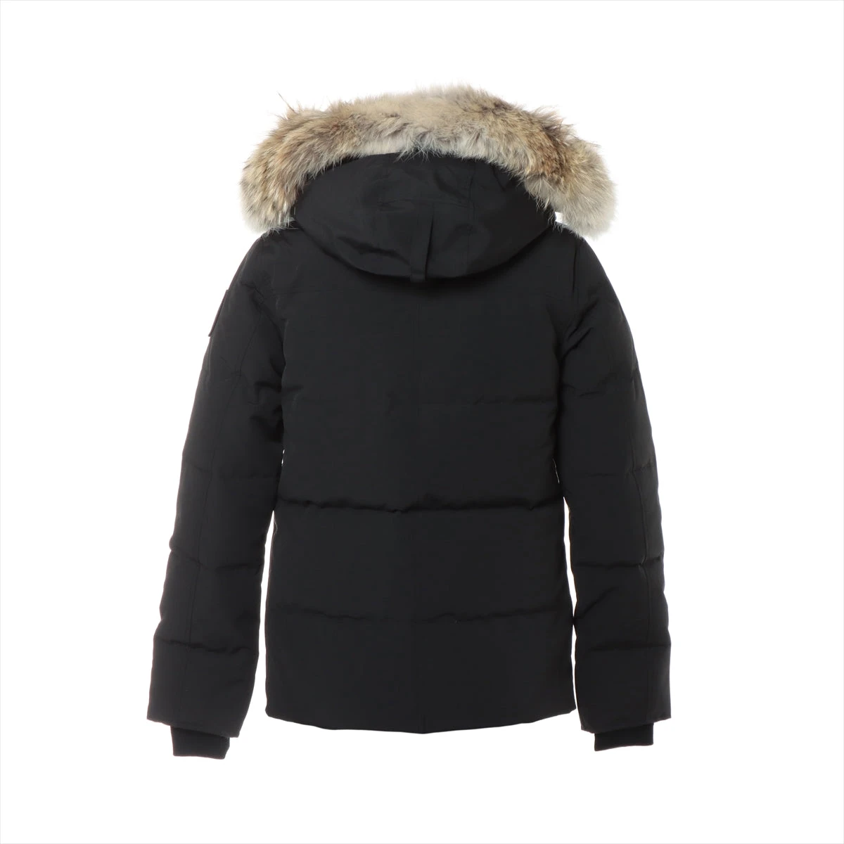 【極美品/M】カナダグース ダウンジャケット フード取り外し可能 ファー 黒 CANADA GOOSE (カナダグース) ファーフード フルジップ ダウン