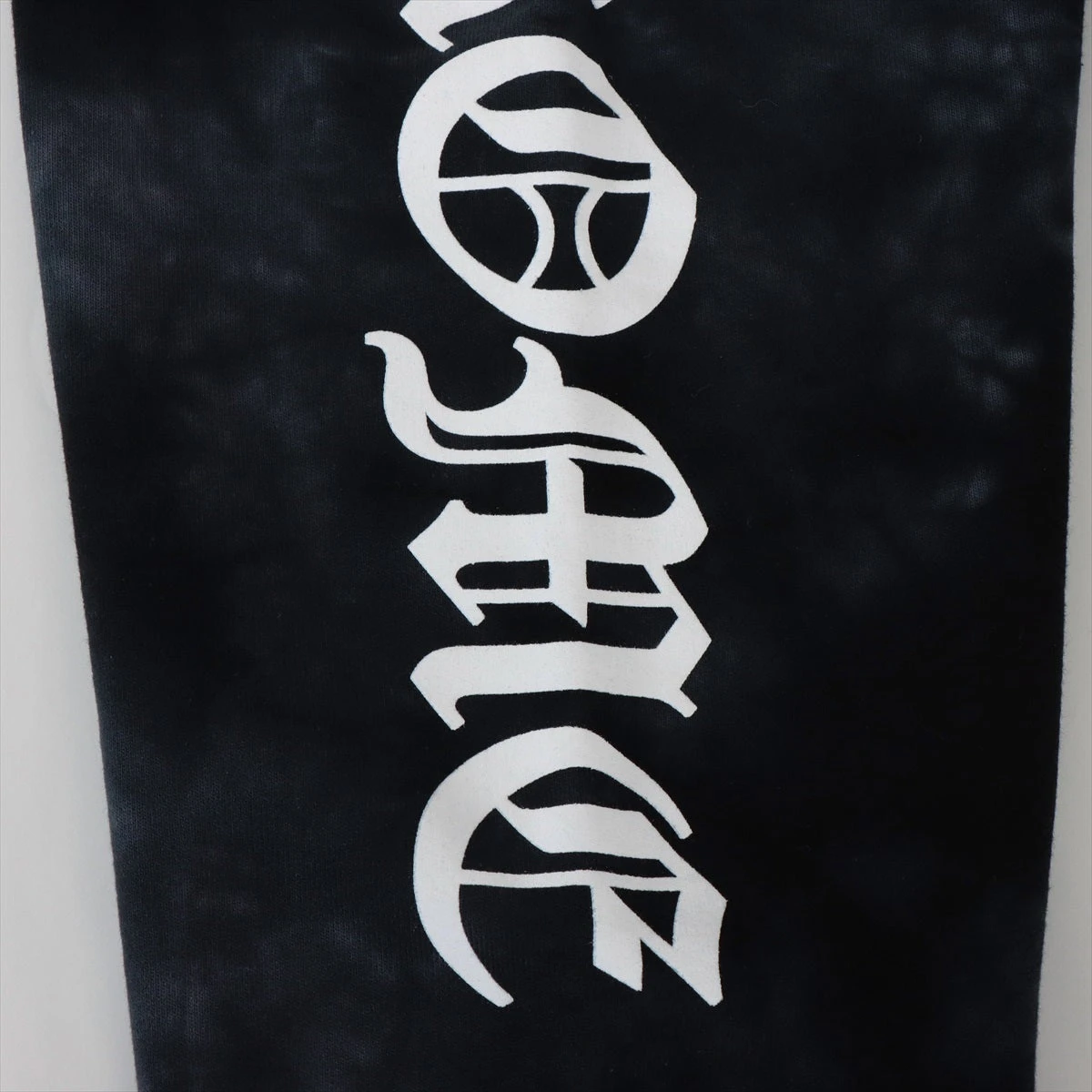 送料込【CHROME HEARTS】ホースシューパーカー ブラックタイダイ クロムハーツ パーカー コットン L ブラック タイダイ ホース