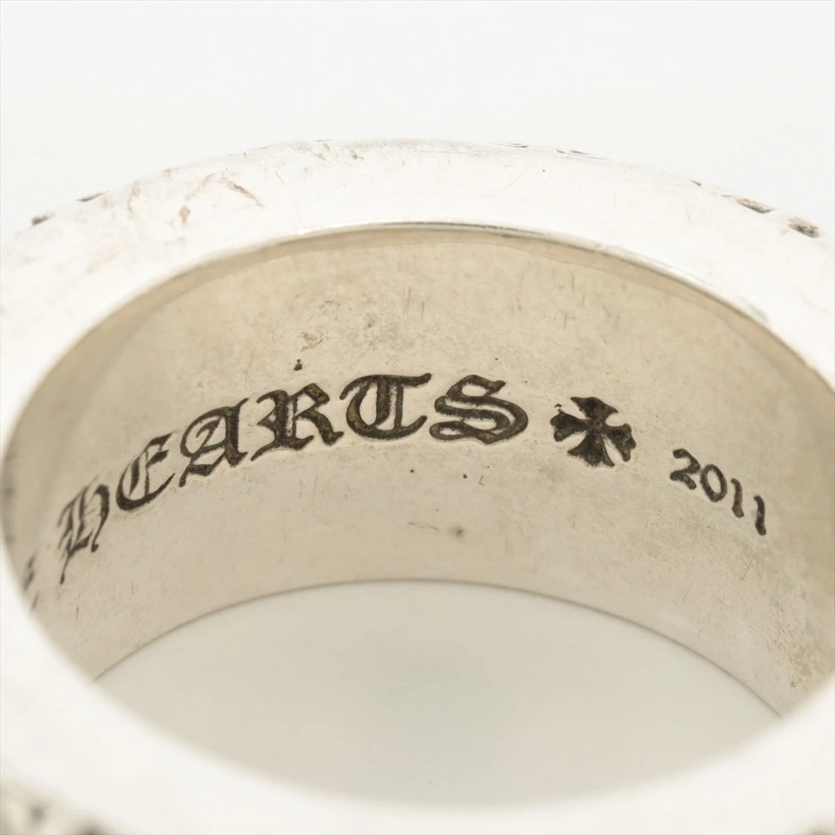 クロムハーツ ピートパンクダブル リング 925 40.6g A1893780｜中古