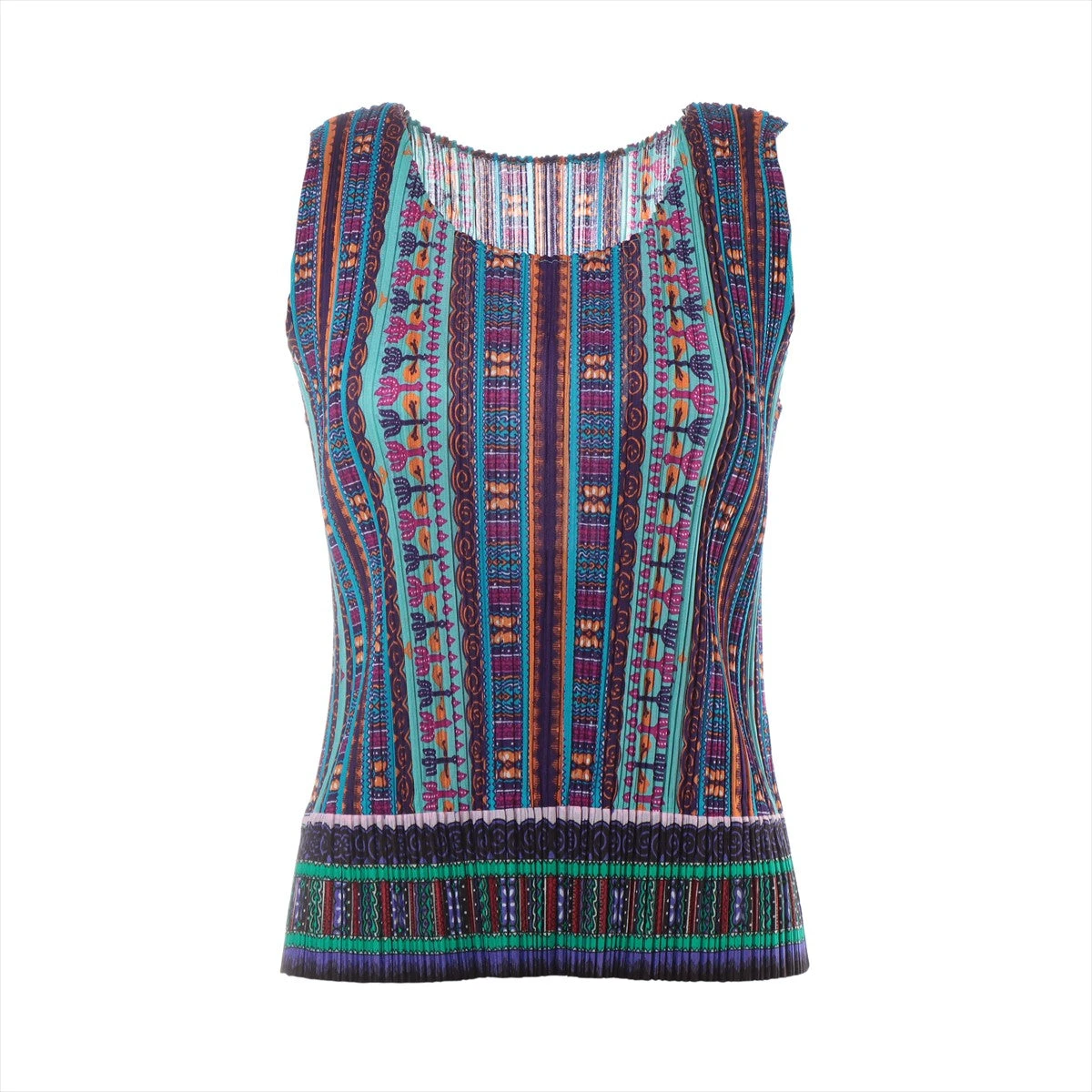 PLEATS PLEASE プリーツタンクトップ マルチカラー PLEATS PLEASE