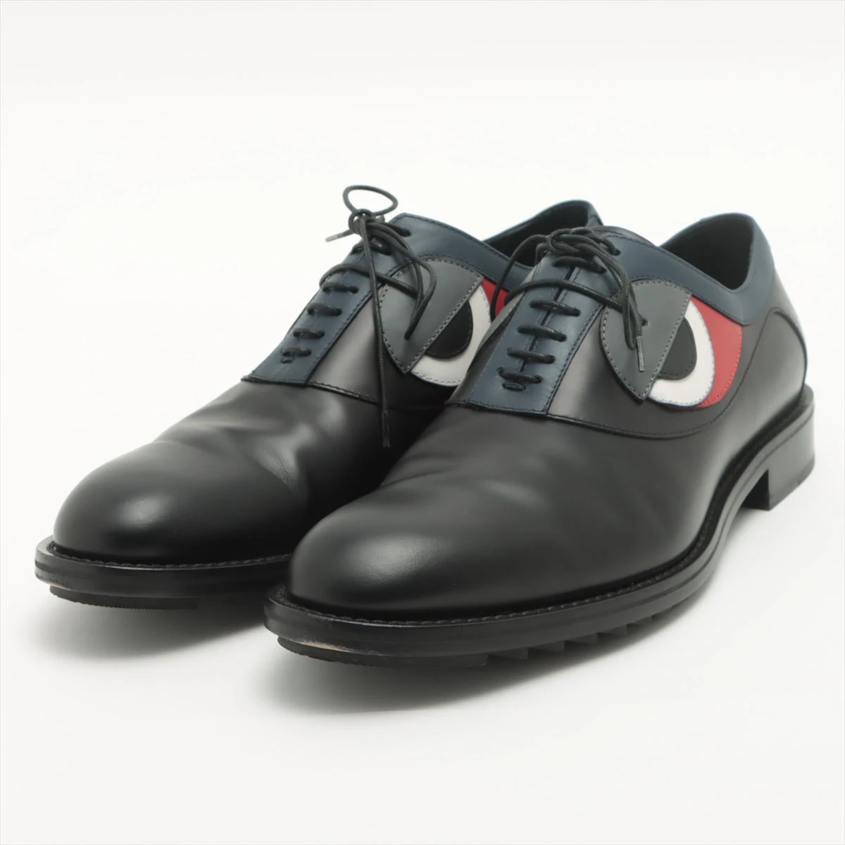 FENDI シャドーズッカ柄 レザービジネスシューズ ドレスシューズ 9