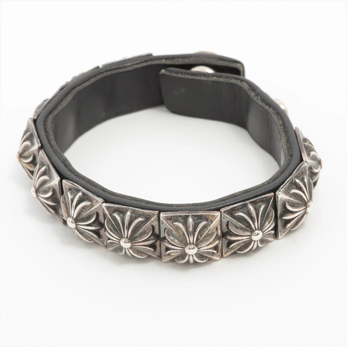 綺麗 本物 正規 クロムハーツ レザー ブレスレット CHROME HEARTS ≪ 新品 ≫ クロムハーツ ブレスレット