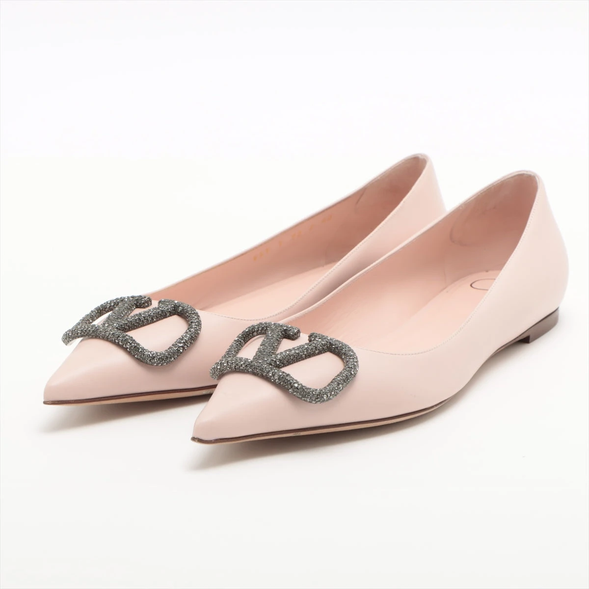 【新品】VALENTINO レザー＆メッシュ パンプス 35.5 新品】VALENTINO レザー＆メッシュ パンプス 35.5