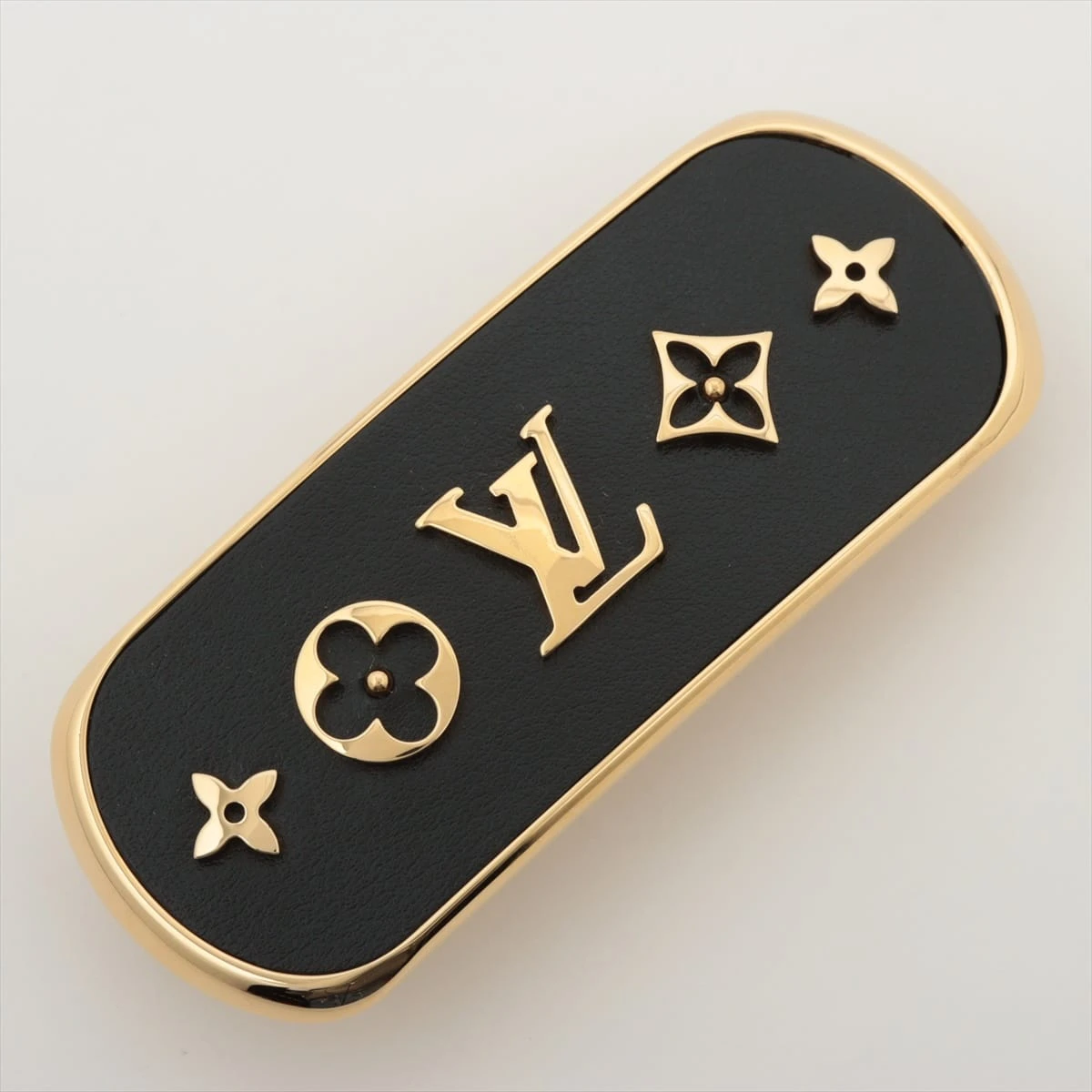 ヴィトン バレッタ クルーザー モノグラム ヘアアクセサリー レザー