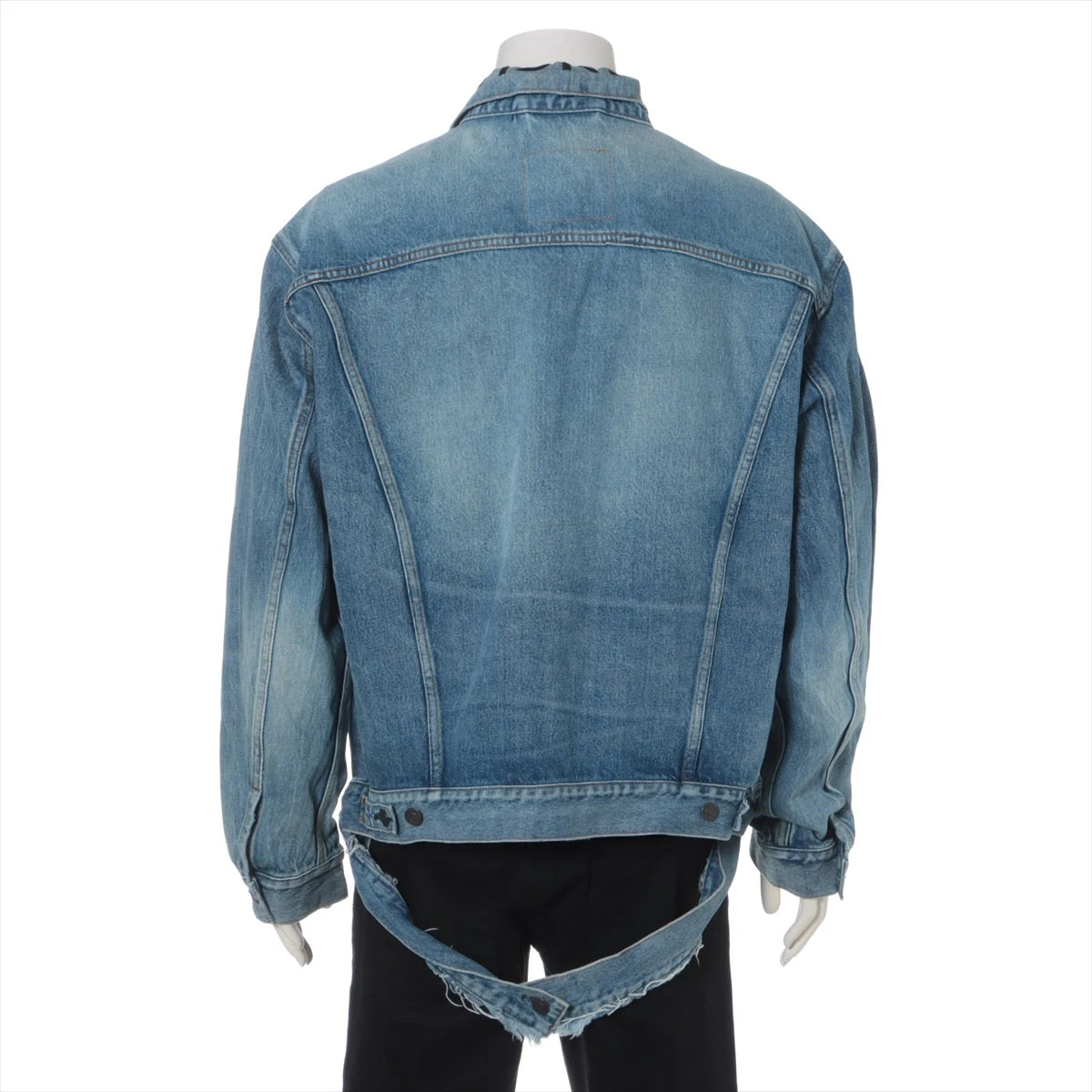 美品✨ バレンシアガ デニムジャケット 18SS 493606 デカロゴ 美品✨ バレンシアガ デニムジャケット 18SS 493606 デカロゴ