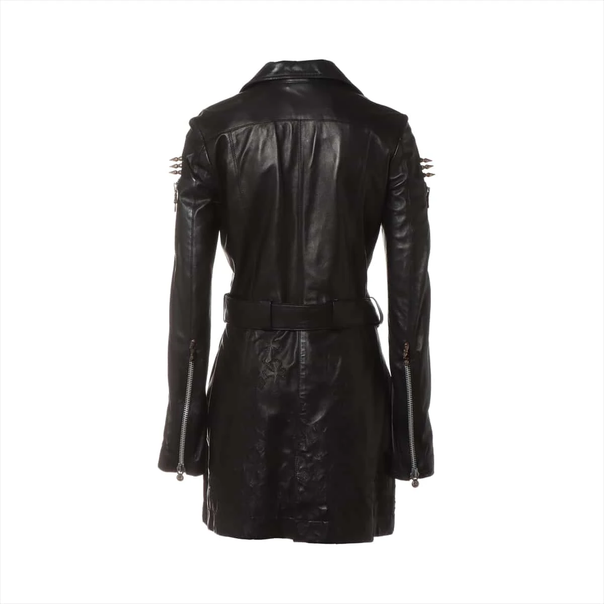 クロムハーツ セメタリークロスパッチ コート レザー×925 M