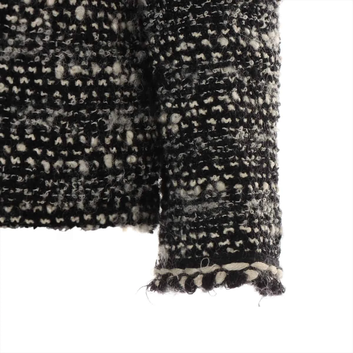 シャネル ココボタン 94A ウール×ナイロン テーラードジャケット 36