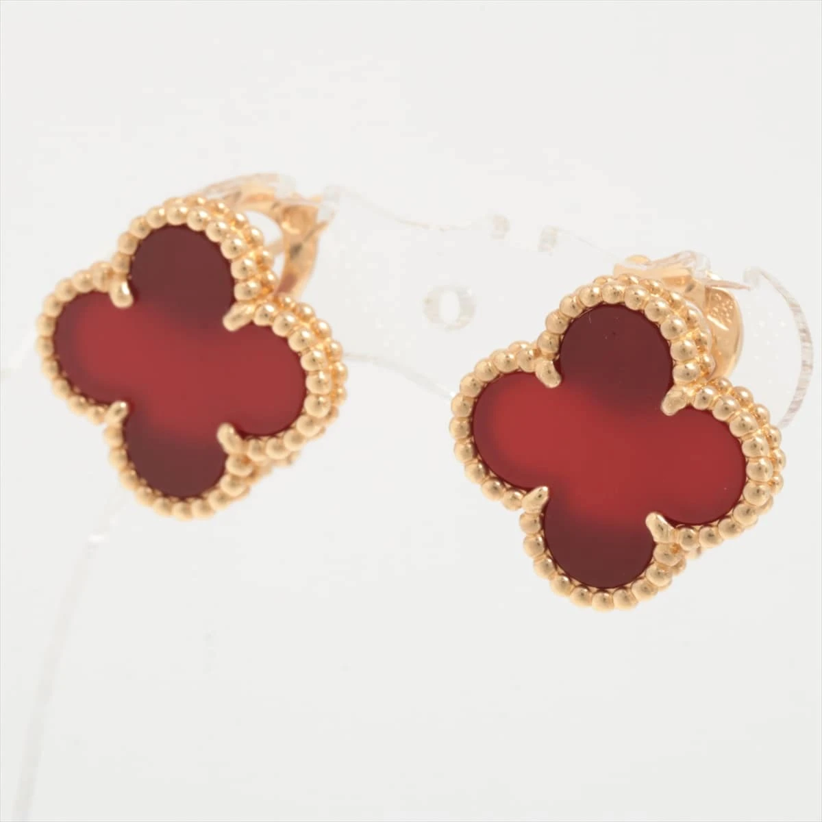 【専用】ヴァンクリーフ＆アーペル　アルハンブラピアス＆ペンダント　カーネリアン Van Cleef ＆ Arpels ヴァンクリーフアーペル ピアス