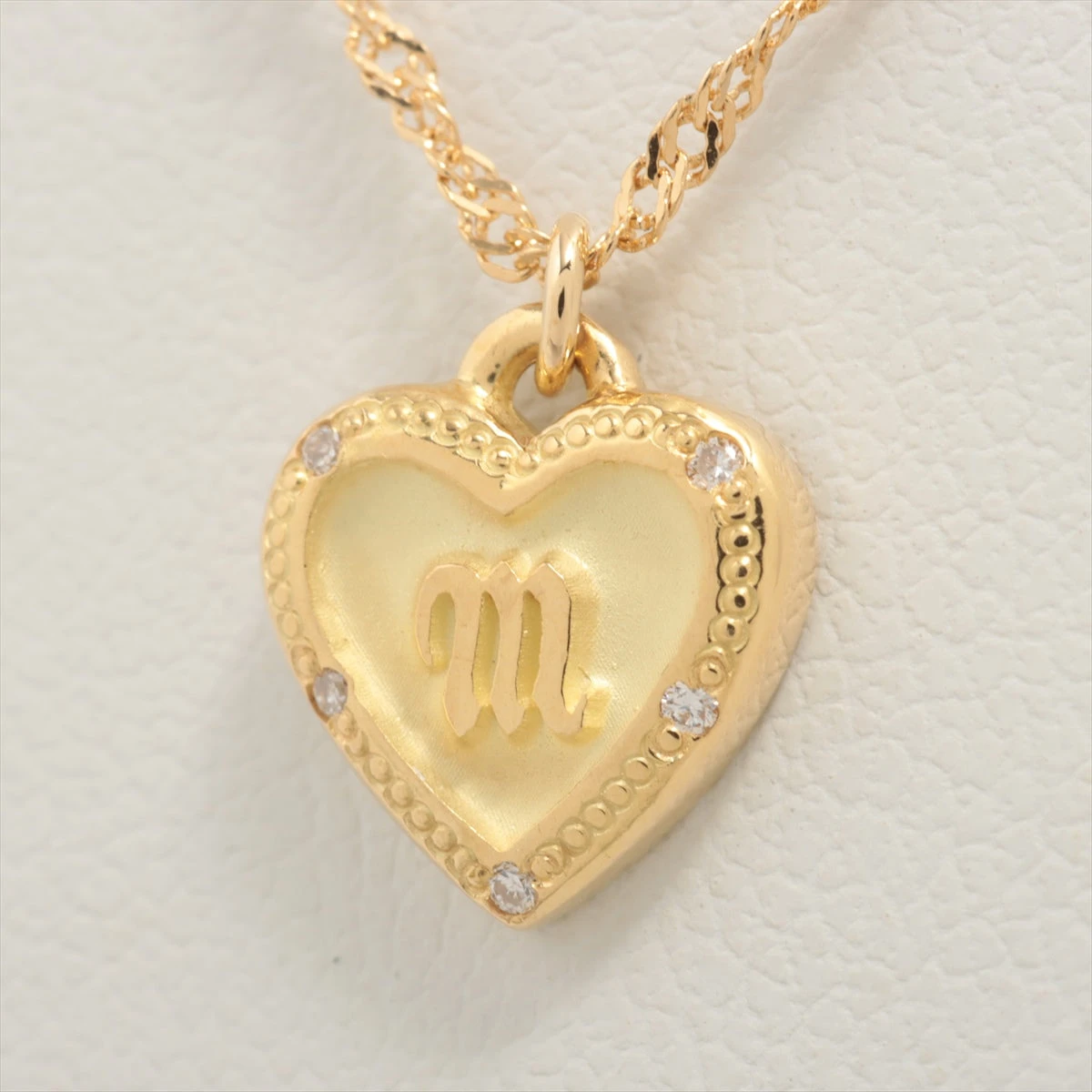 AHKHA イニシャル ネックレス A AHKAH - AHKAH アーカー イニシャル